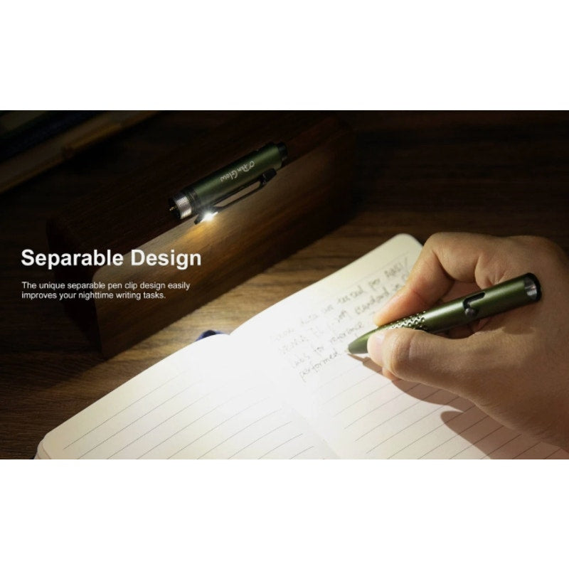 Olight O’Pen Glow EDC Pen with Flashlight and Green Pointer
