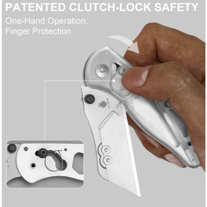 Kizer ~ Dropbear Utility | Uti BEAR 1 | SK5 & 50Cr15MoV | Acrylic | V3619JA5