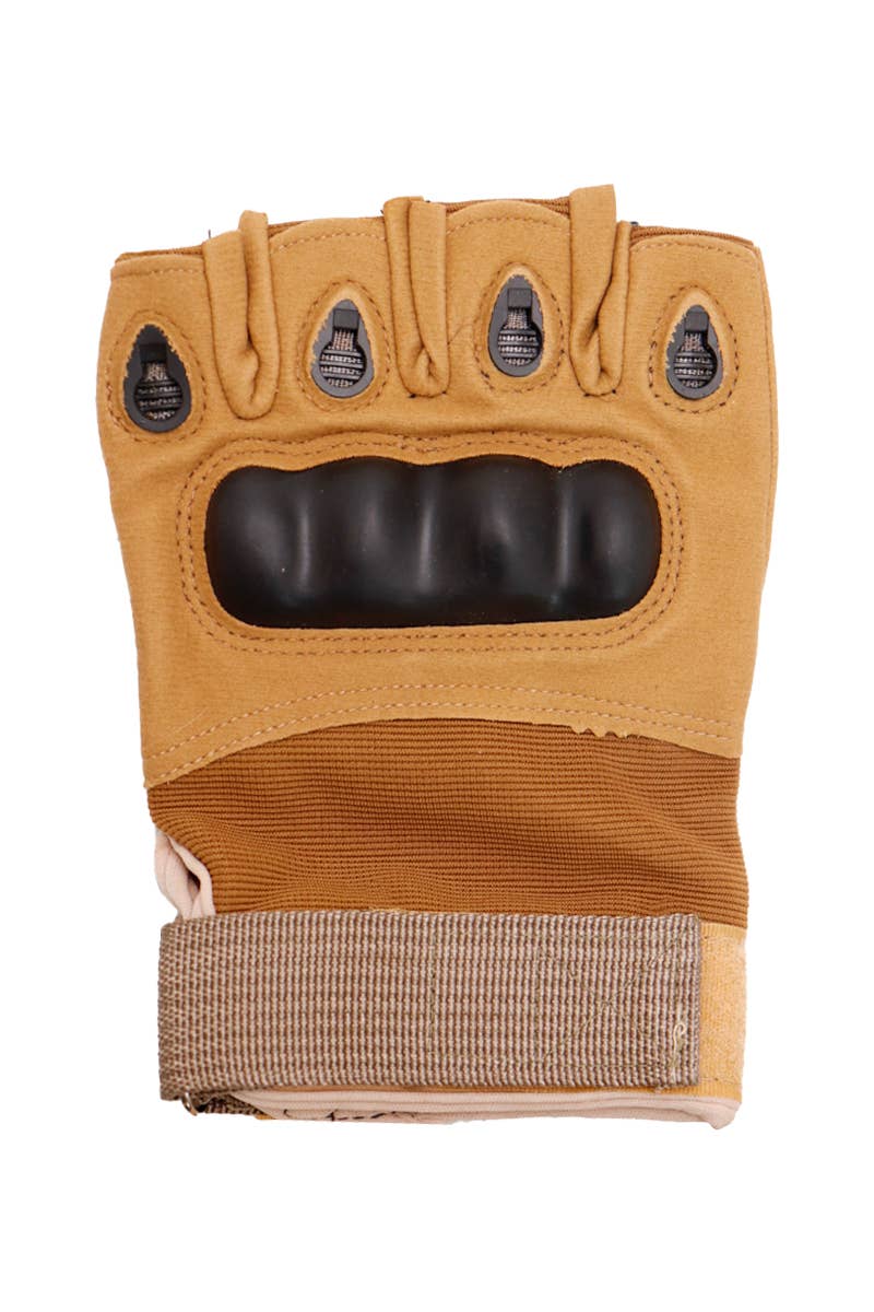 Tactical Half Finger Hard Knuckle Gloves