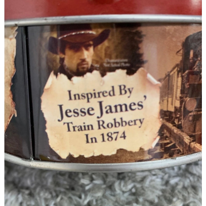 Kansas City Railroad Pocket Watch Limited Edition Tin Inspired By Jesse James
