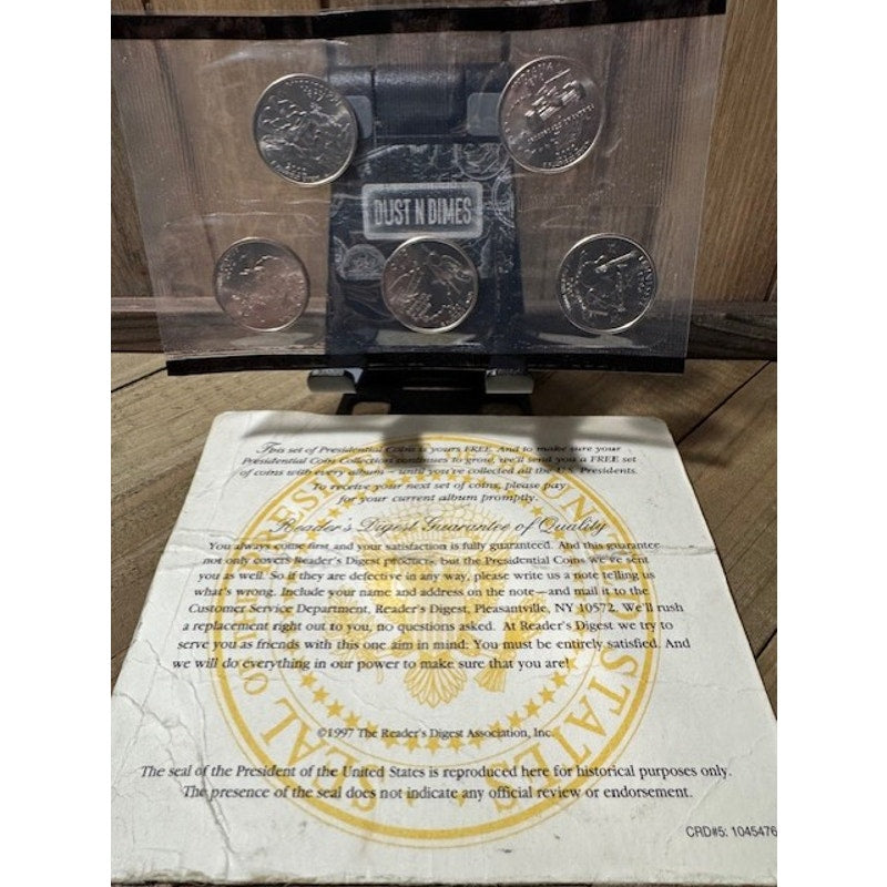 2002 U.S. 50 State Quarter Edition Proof Set PLUS Brass Pres. Commemorative Set