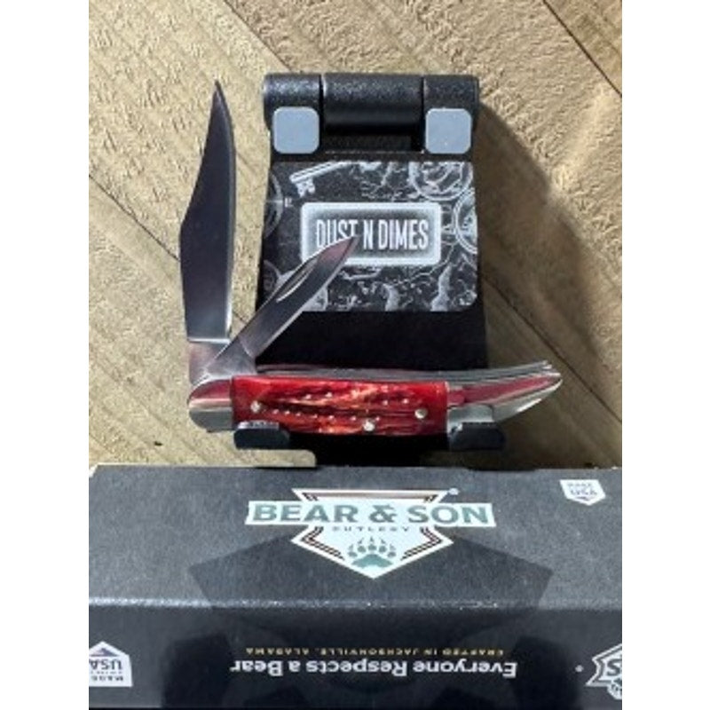 Bear & Son ~ Red Stag Bone ~ 2 Blade Toothpick ~ Promotional Piece