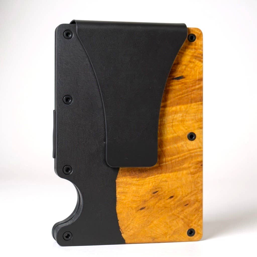 Slim Card Holder: Resin Blue