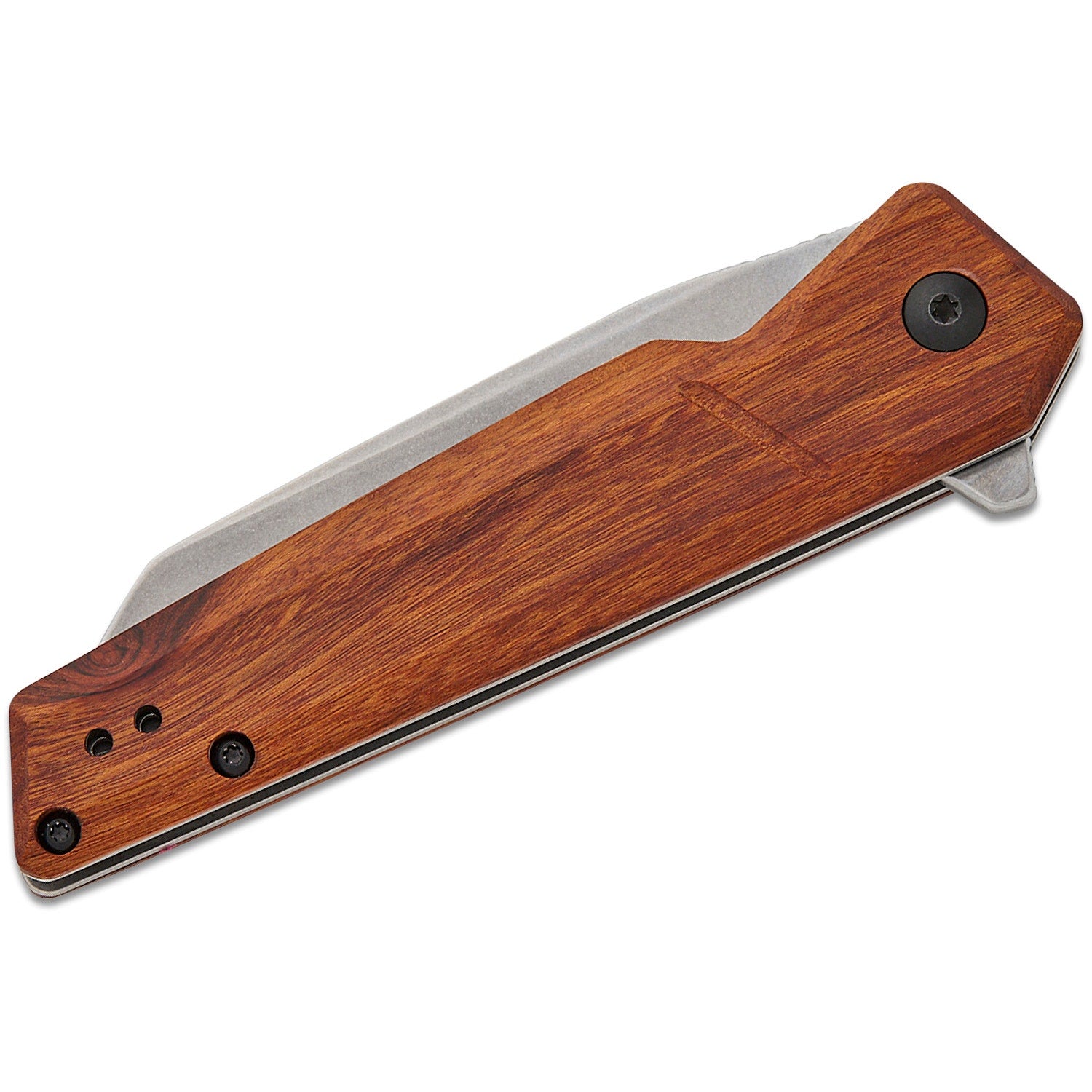 Kershaw ~ 1432 Avert Liner Lock Assisted Flipper ~ 3.25" Stonewash Reverse Tanto