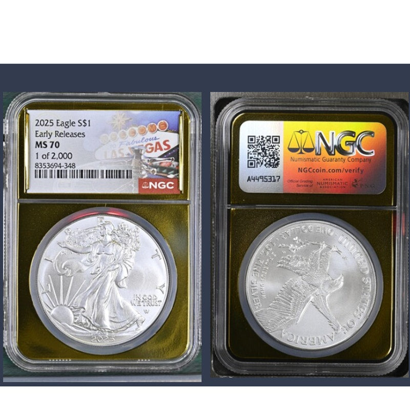 2025 EAGLE  S$1 ~ Early Release MS 70 ~ 1 of 2000