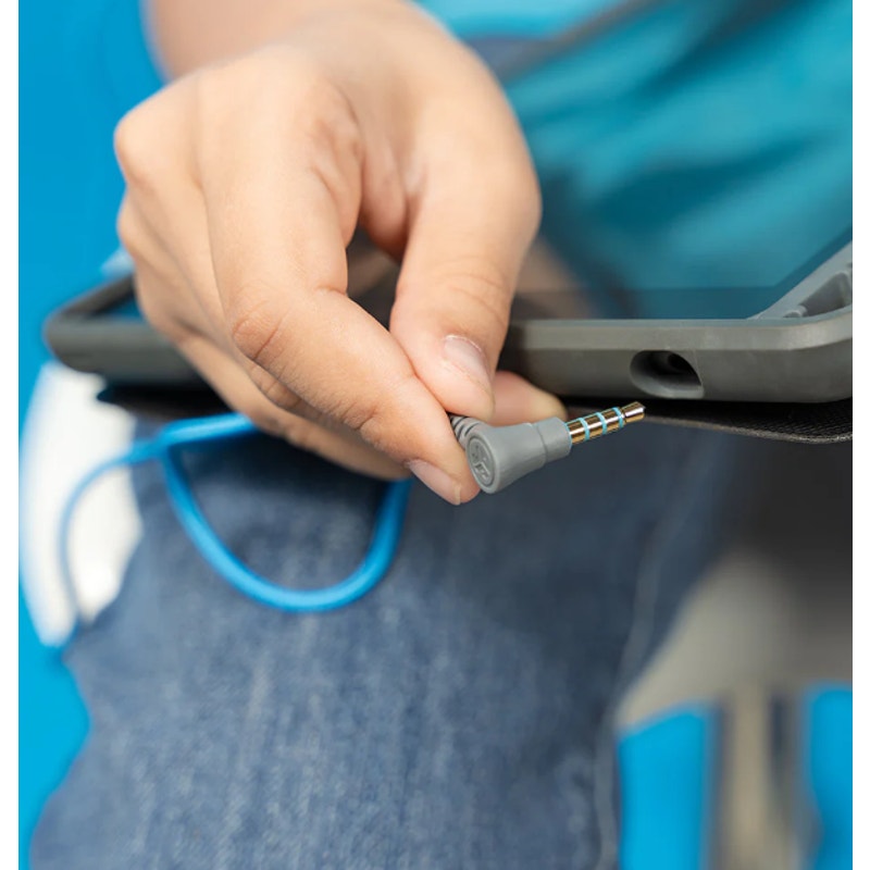 JLab's JBuddies ~ Studio 2 ~ Wired KIDS Headphones ~ Gray/Blue