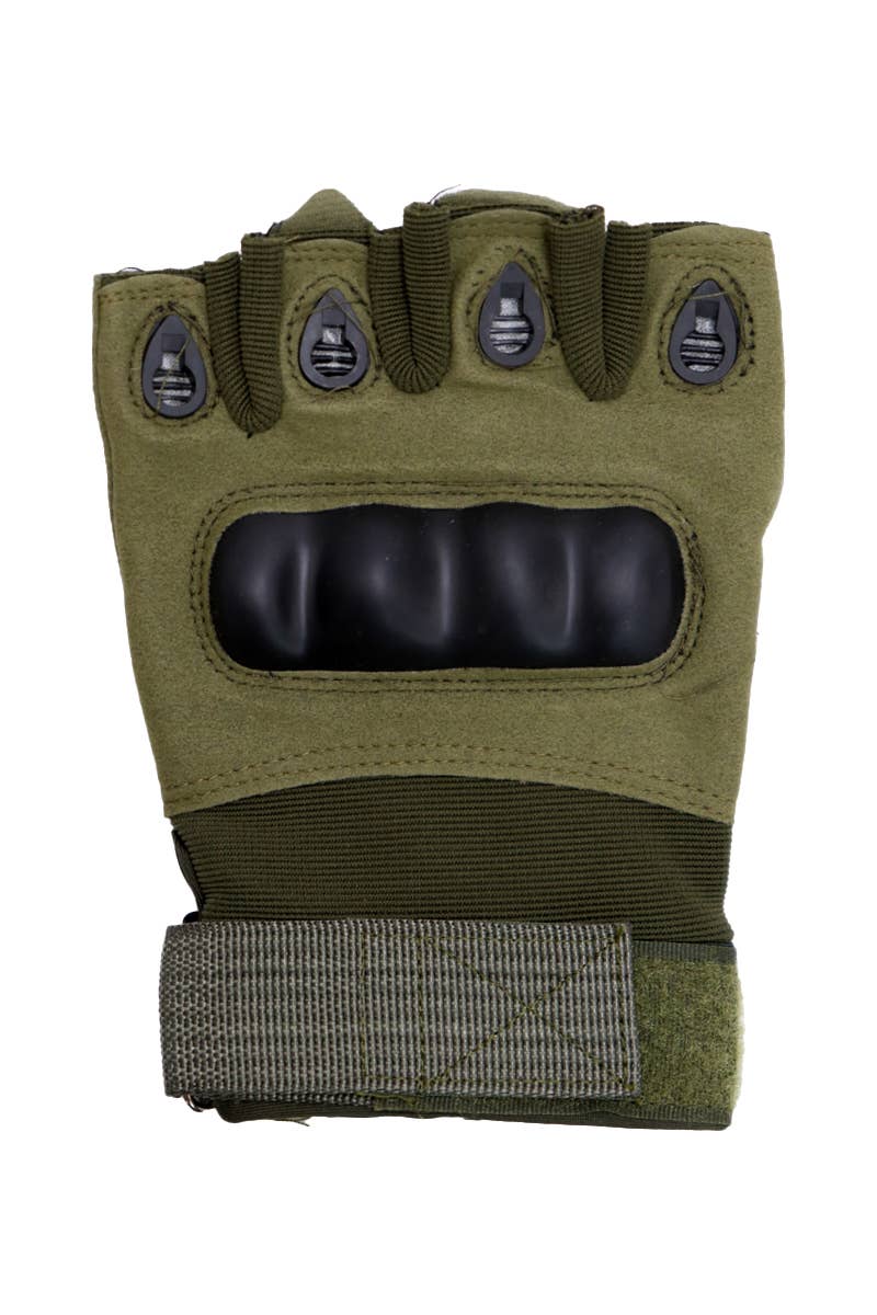 Tactical Half Finger Hard Knuckle Gloves