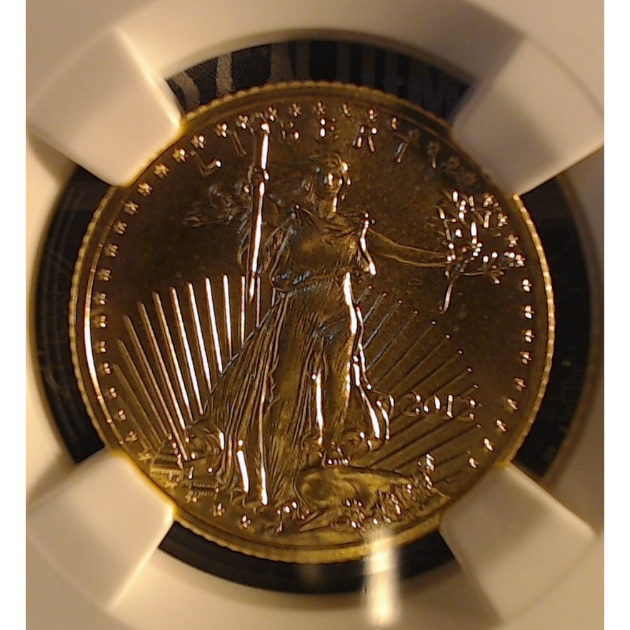 2012 G$10 Gold Eagle ~ NGC MS70