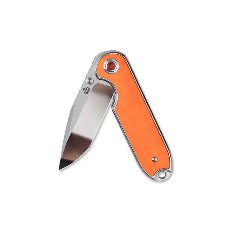 QSP ~ Nebula Knife ~ Orange Bone 14C28N Mirror Polish ~ QS168-D
