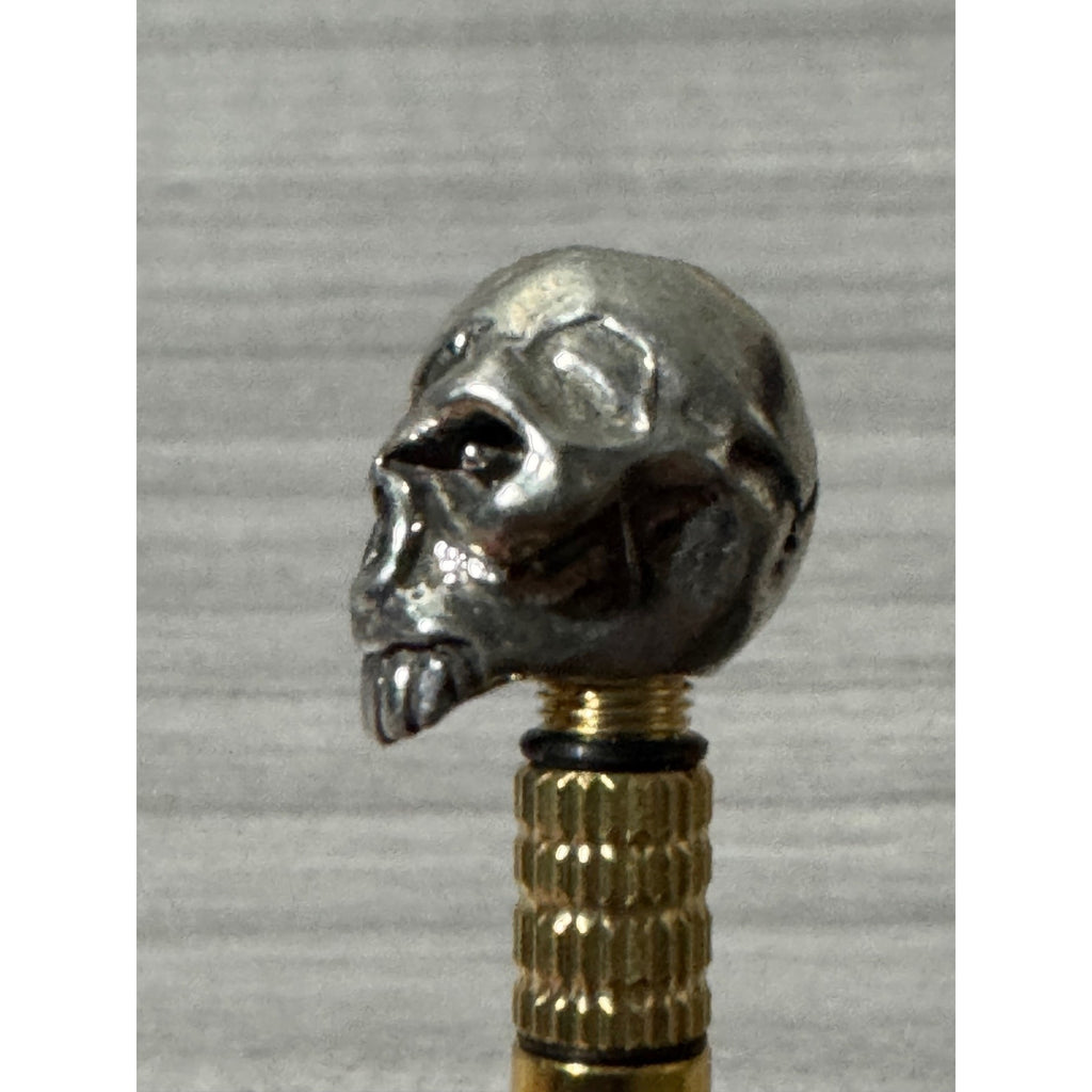 2006 Emerson Pewter Skull Lanyard Bead