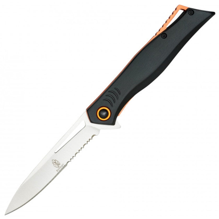 Buckshot ~ Black Gills 8” Pocket Knife