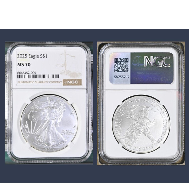 2025 EAGLE  S$1 ~ MS 70 ~ NGC Brown