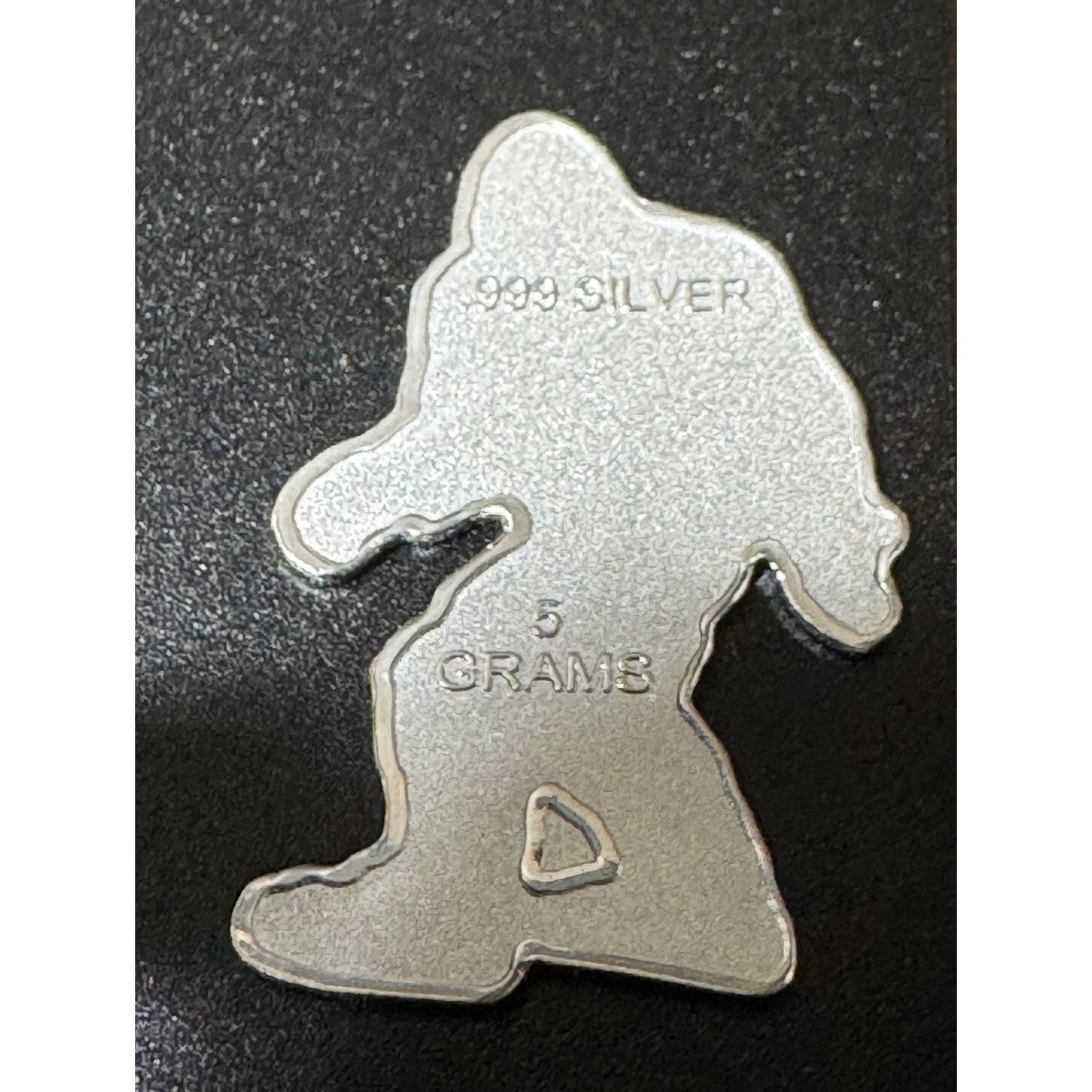 5 Gram .999 fine silver Bigfoot - Pan Silver Company ~ Bonus 3D Print Coin Stand