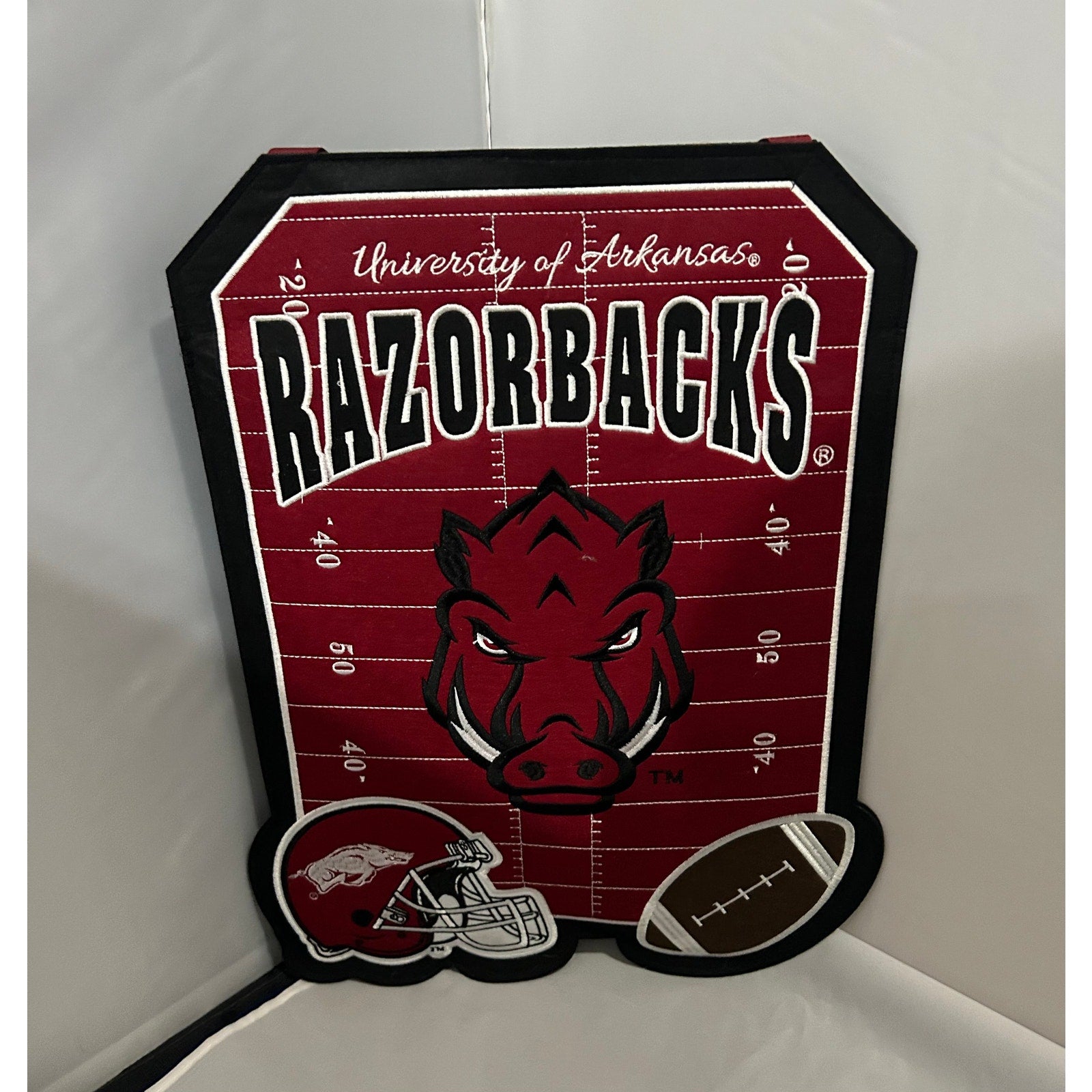 Arkansas Razorback ~ Plush Doorhanger