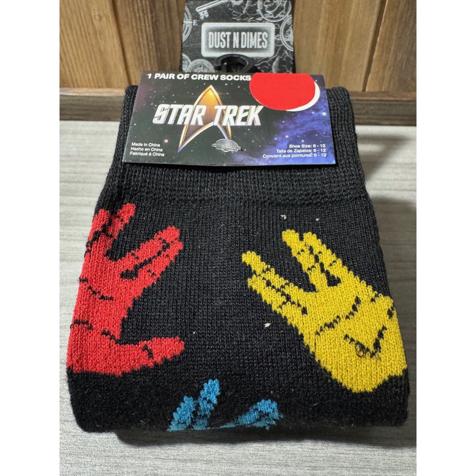 Crew Socks ~ Star Trek ~ Men's Size 6-12
