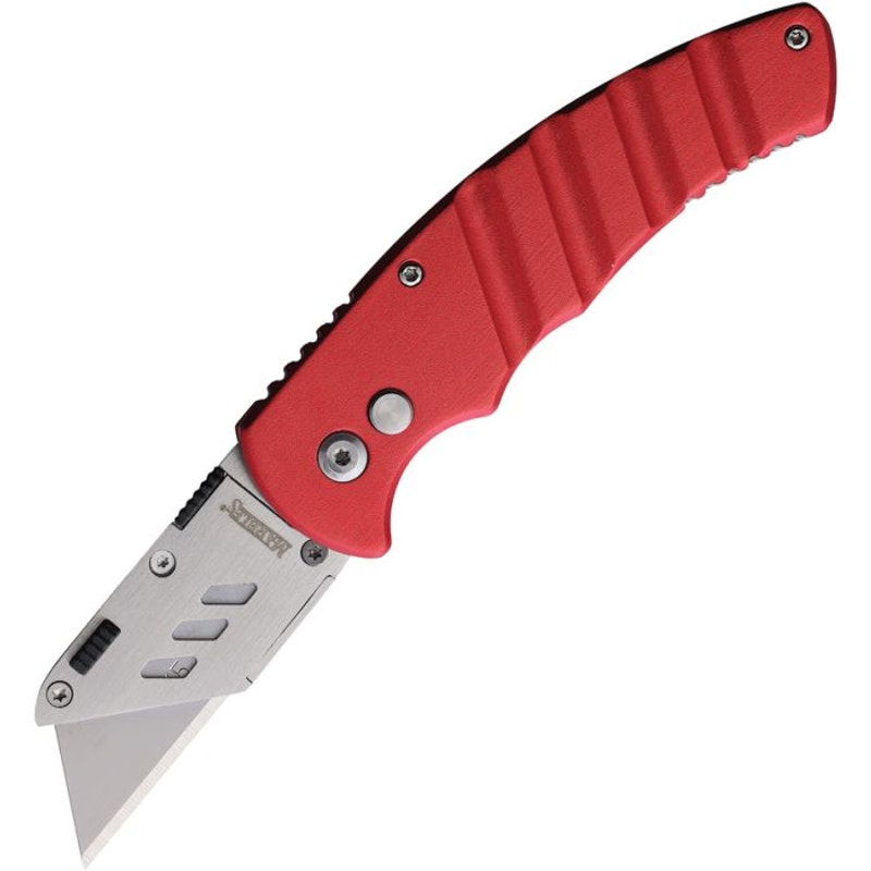 Marbles ~ Razor Button Lock ~ Red ~ MR731