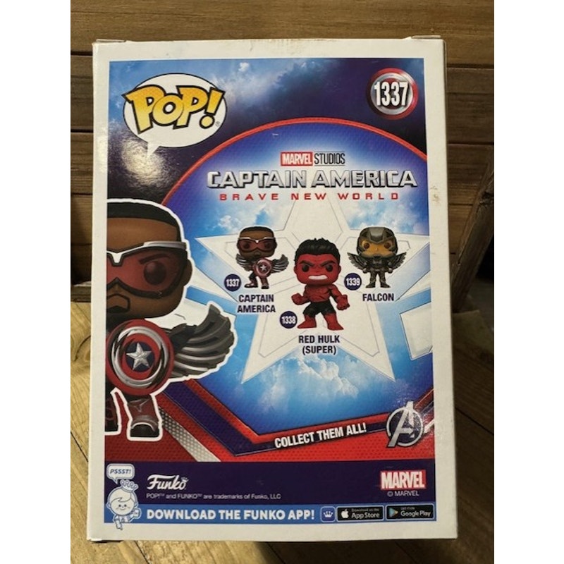 Funko PoP! ~ Captain America 1337 ~ Captain America - damaged box