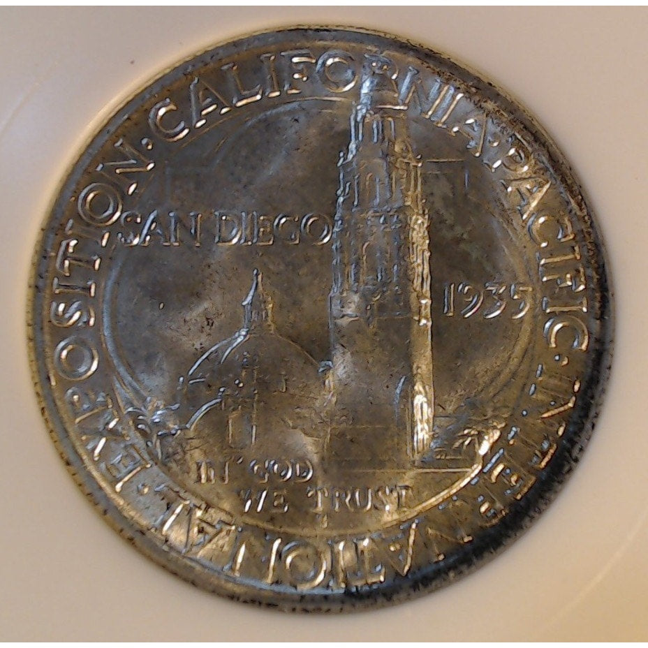 1935 S 50c SAN DIEGO ~ NGC MS 65 ~ Old Soap Box Holder
