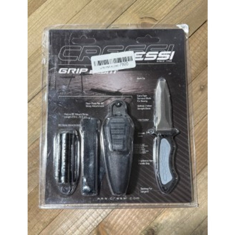 Cressi ~ GRIP BLUNT ~ Diving Knife ~ *new stock-damaged packaging