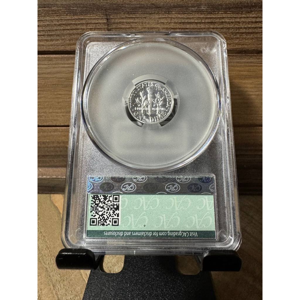 1963 Roosevelt Silver Dime ~ CAC PR65 Gem