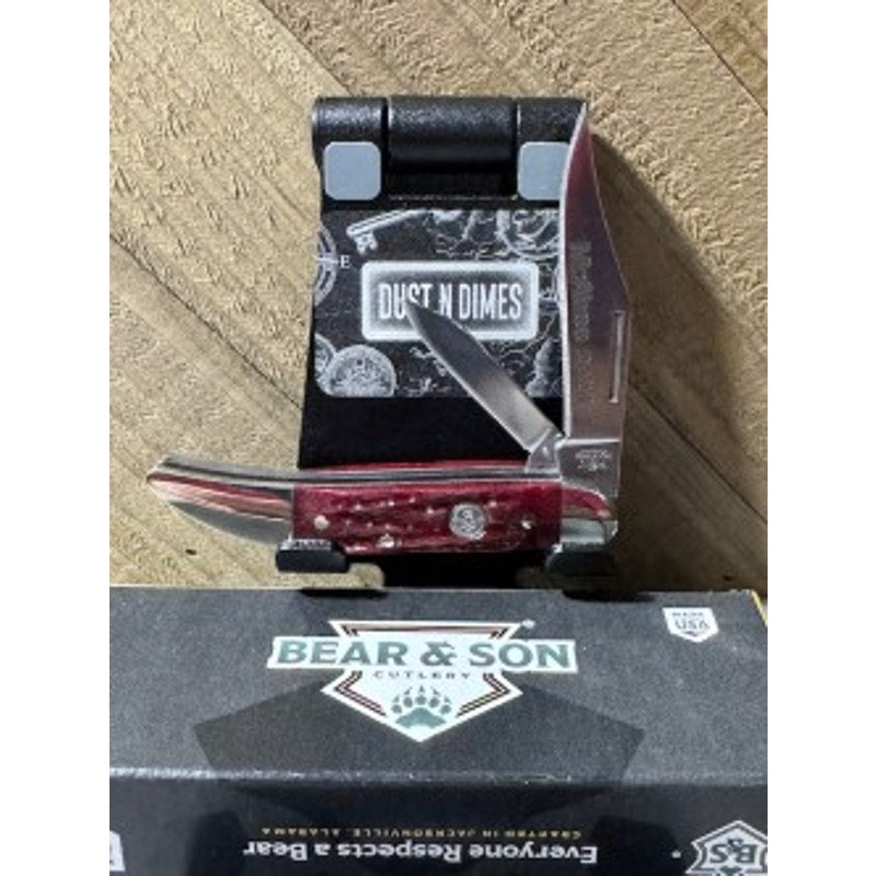 Bear & Son ~ Red Stag Bone ~ 2 Blade Toothpick ~ Promotional Piece