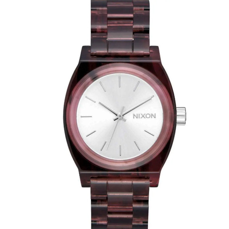 Nixon ~ Medium Time Teller ~ Acetate Red Watch ~ A1214 200