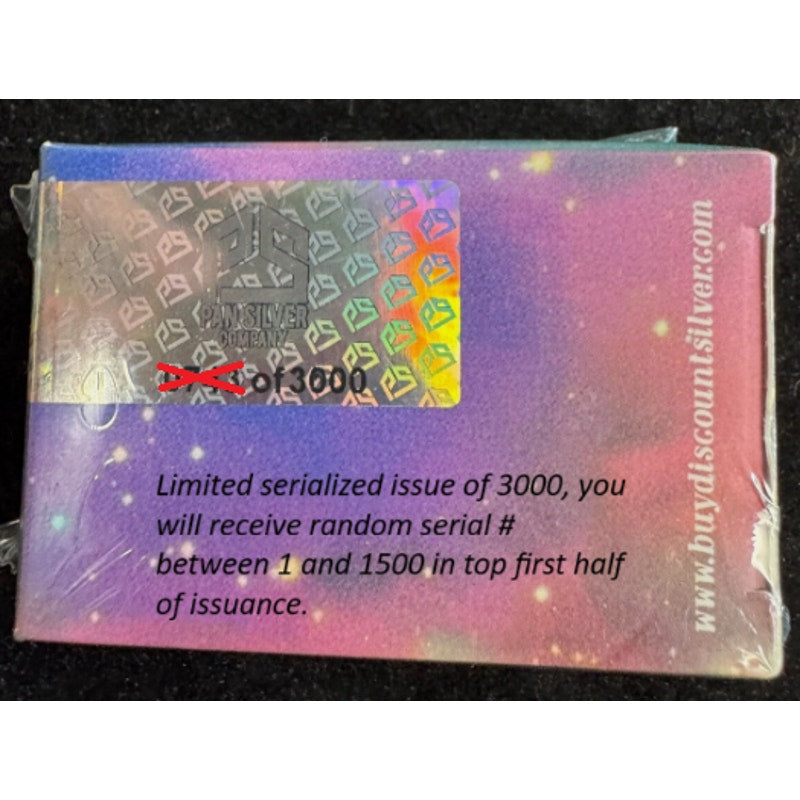 SEALED 5 Gram .999 fine silver Astronaut - Pan Silver Company - 3000 minted