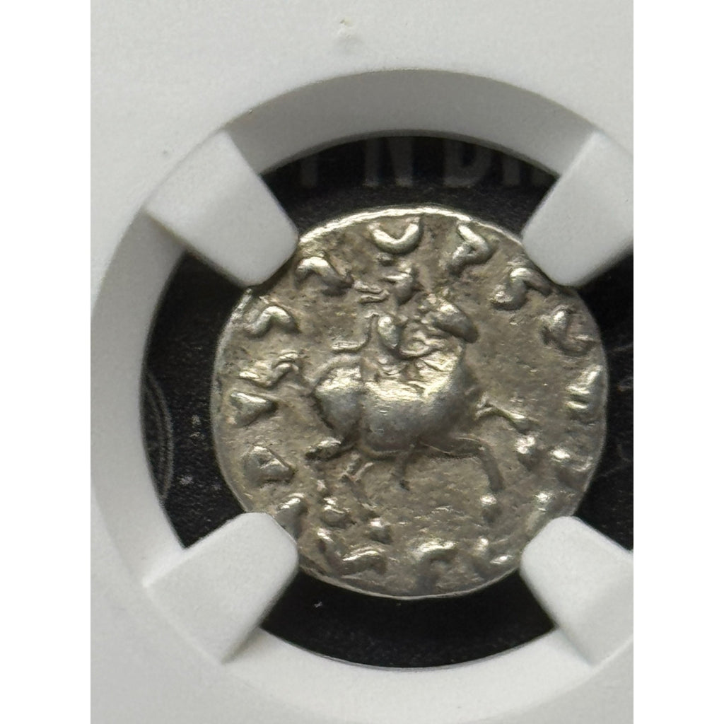 Antimachus II c174-165 BC KINGDOM OF BACTRIA AR Drachm ~ NGC Ch F