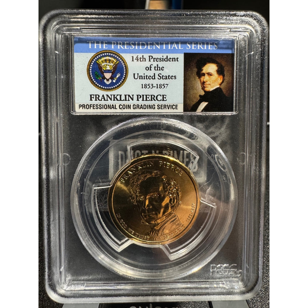2010-D Dollar Franklin D Pierce Position A - First Day of Issue