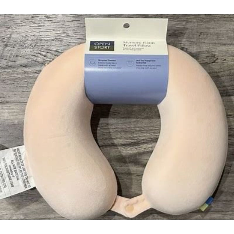 Open Story Memory Foam Travel Pillow