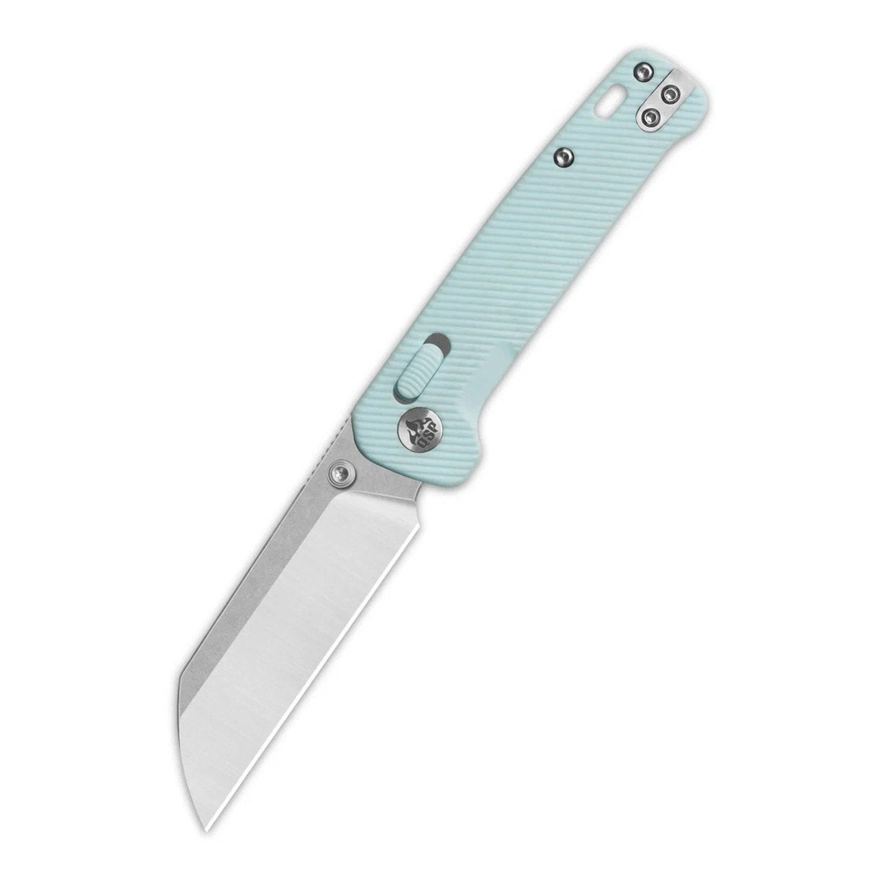 QSP ~ Penguin Glyde ~ Ice Cream Blue FRN Handle 14C28N Sheepsfoot Plain Edge