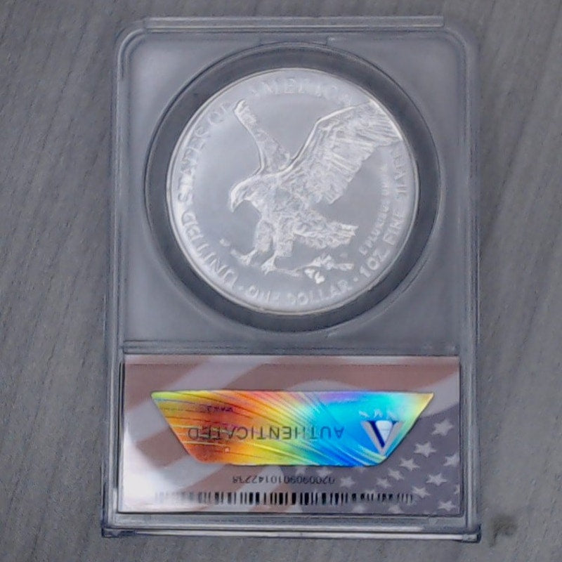 2024 ~ 1oz Silver Eagle ~ ANACS MS70