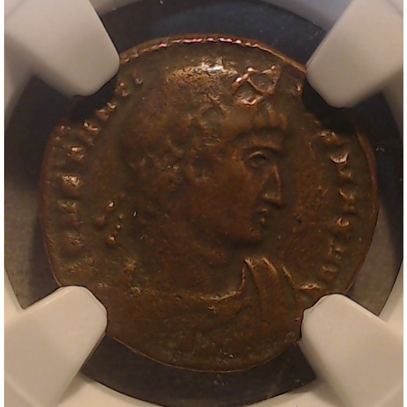 Constantine I, AD 307-337 ROMAN EMPIRE AE3/4 (BI Nummus) ~ NGC ~ AMAZING DETAILS