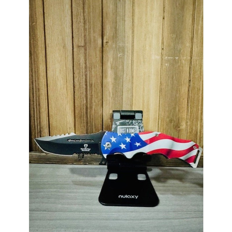 Snake Eye Tactical ~ Spring Assist Knife 4.5" Closed USF