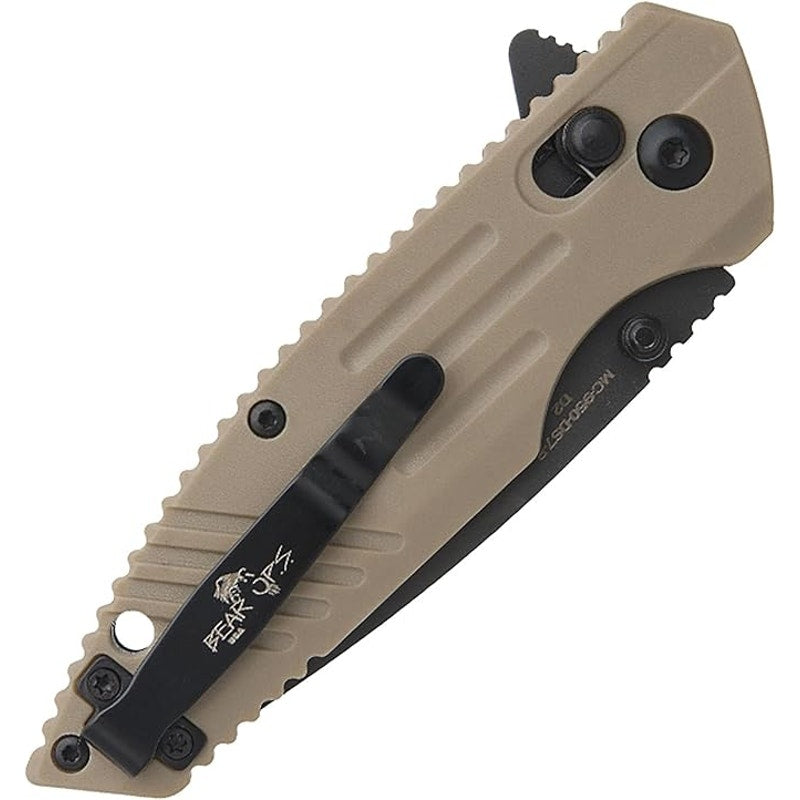 Qty 2 - Bear & Son Rancor IX OD Green/Dessert Sand 2.75in Black D2 950-OD7/DS7-B