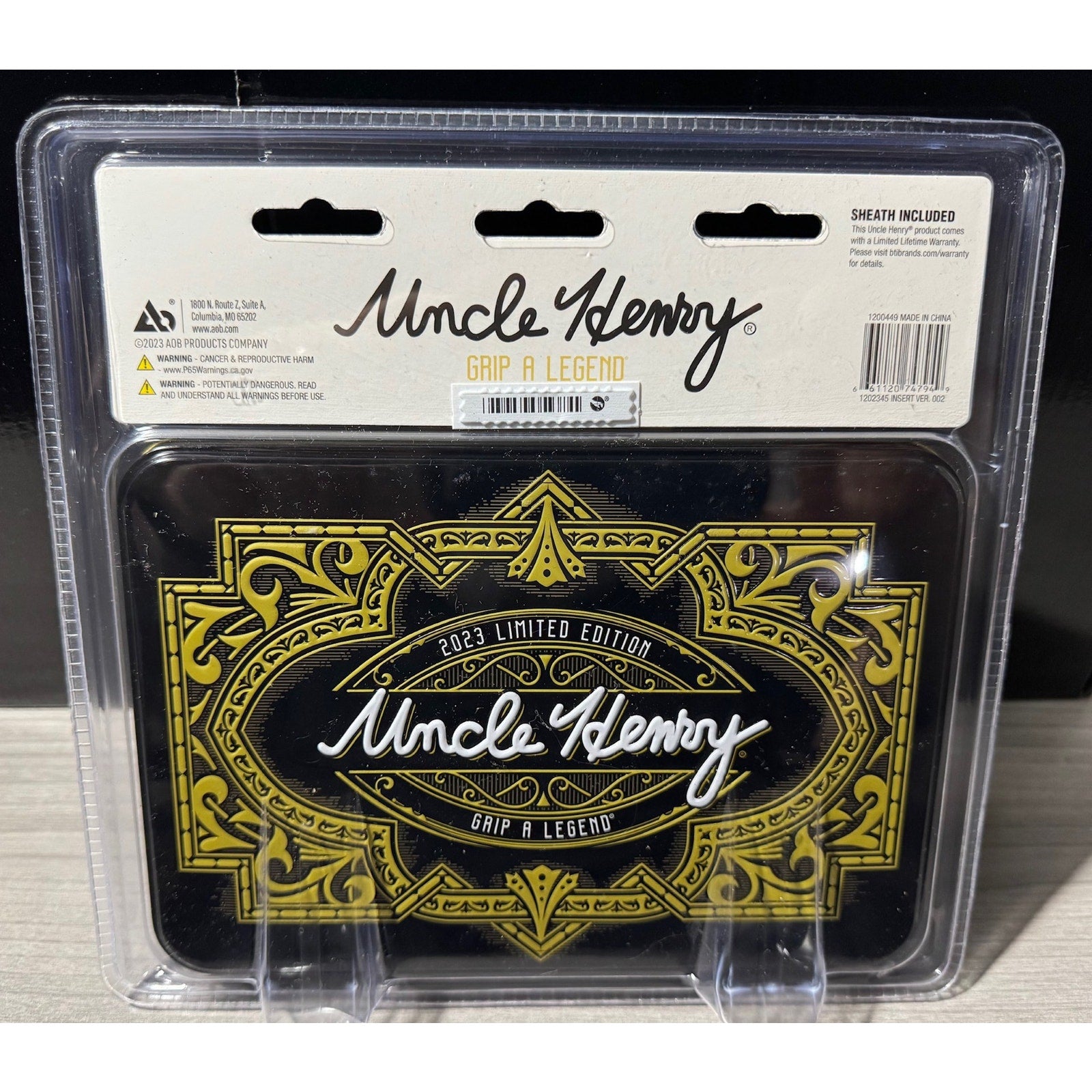 Uncle Henry Limited Edition Cleaver Gift Set - NEVER OPENED