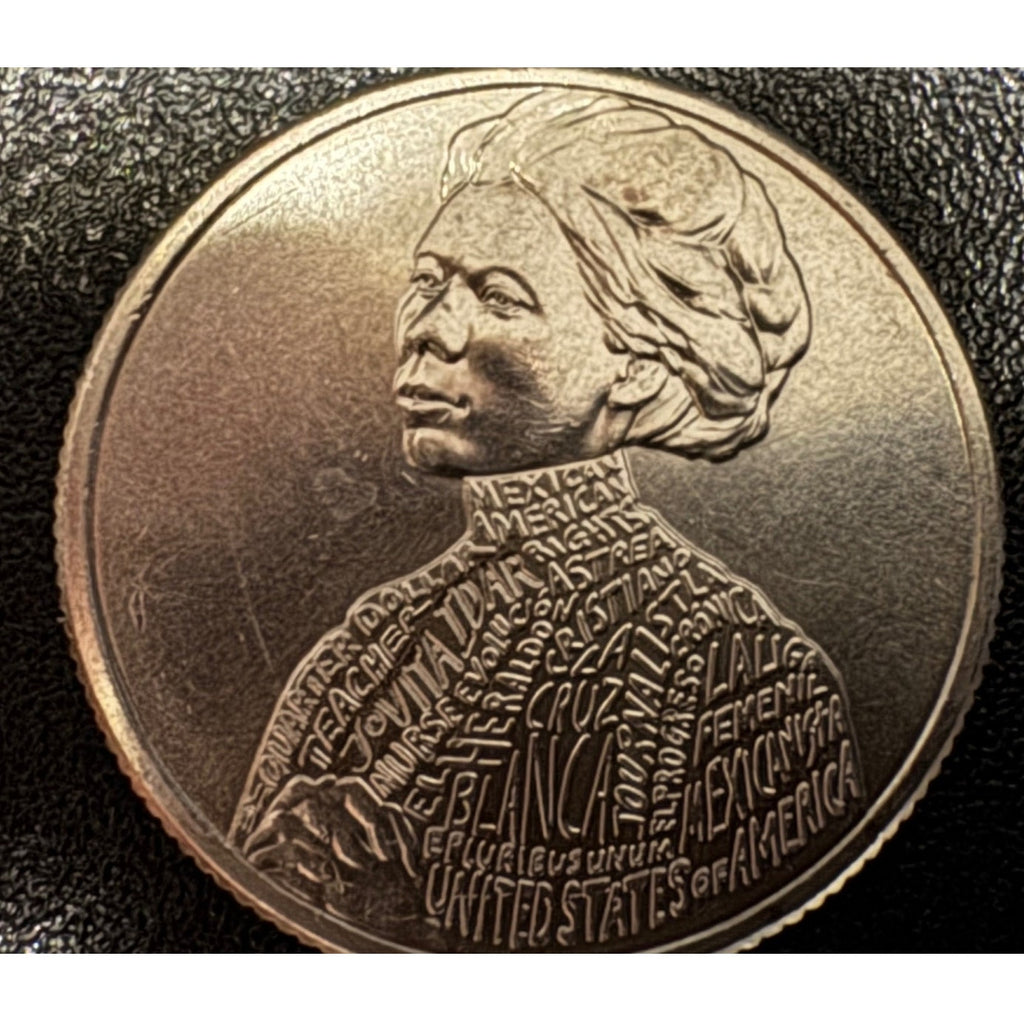 2023 P Jovita Idar Quarter ~ Mint Error Coin with 'In Cod We Trust'