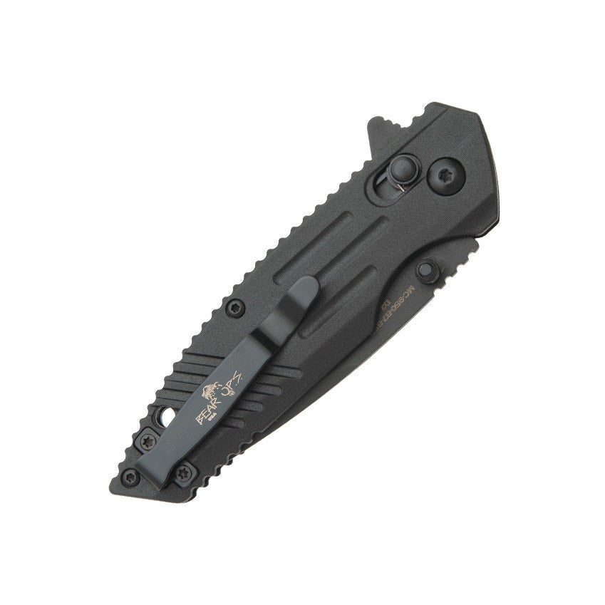 Bear & Son Rancor IX Black 2.75in Black Drop Point D2 MS-950-B7-B