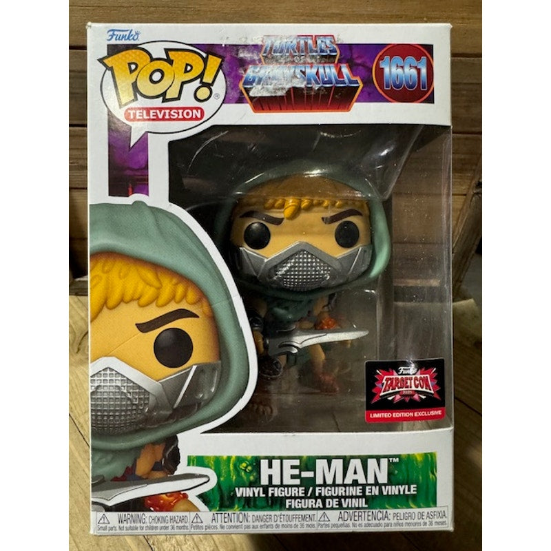 Funko PoP! ~ Turtles of Grayskull 1661 ~ He-Man - damaged box