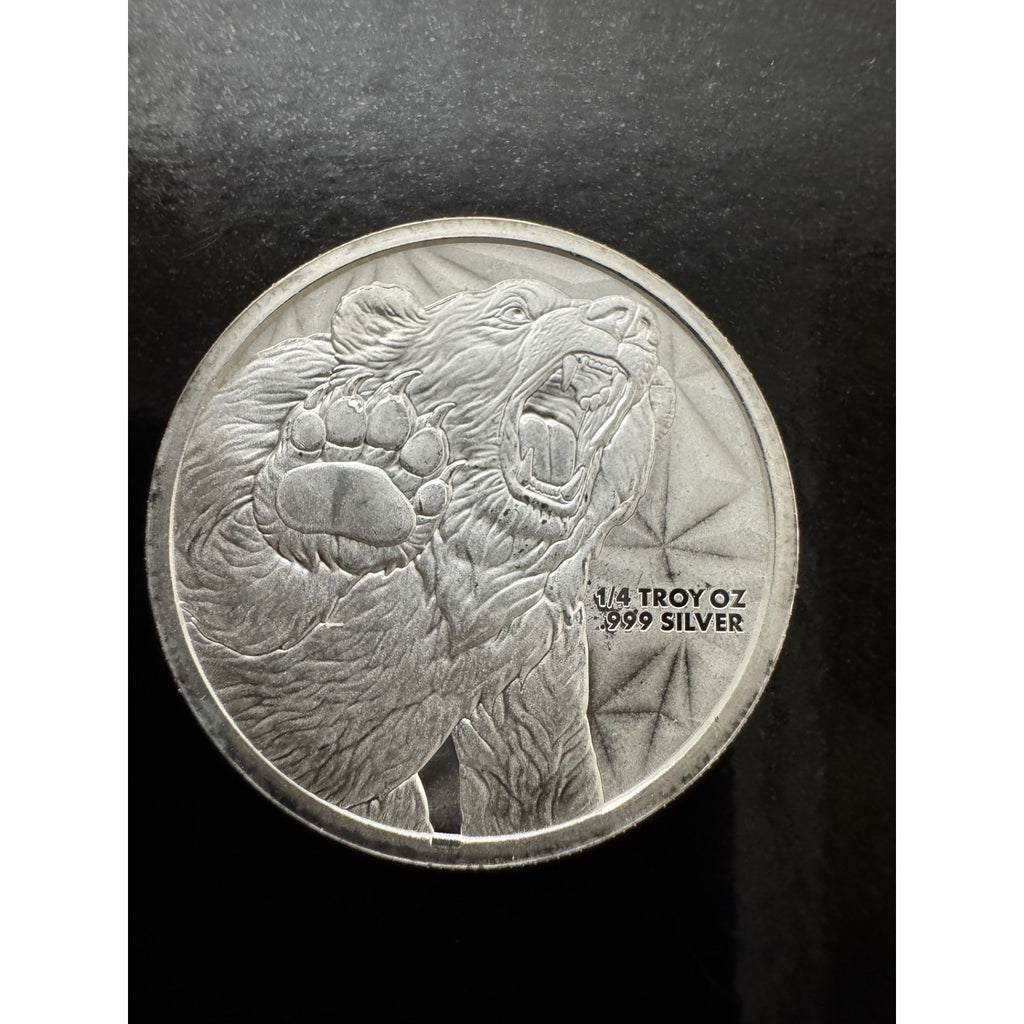 .25 ounce Wall Street Bearish & Bullish .999 Silver Round - Golden State Mint