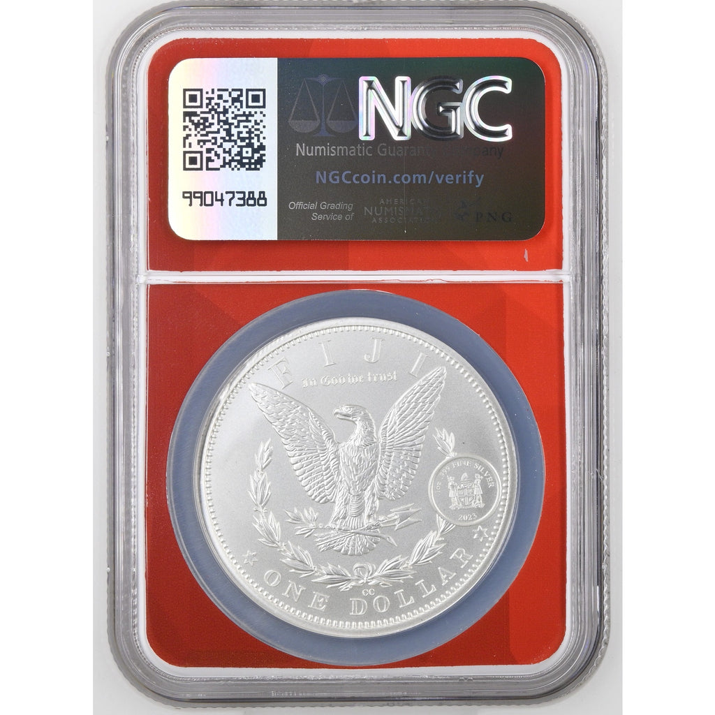 2023 ~  S$1 Fiji Morgan ~ FDI "1889 CC" ~ .999 Silver ~ NGC MS 70