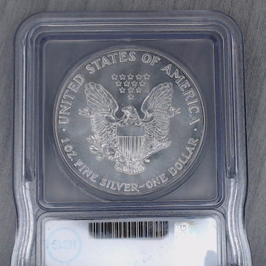 1986 ~ $1 Silver Eagle ~ First Year of Issue ~ ICG MS69+