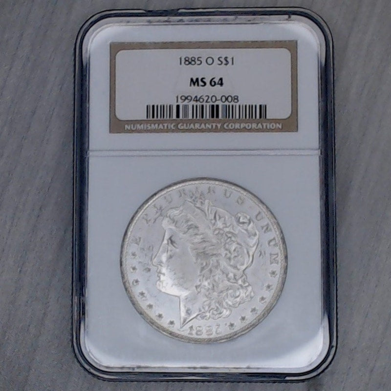 1885 O ~ Morgan $1 ~ NGC MS64