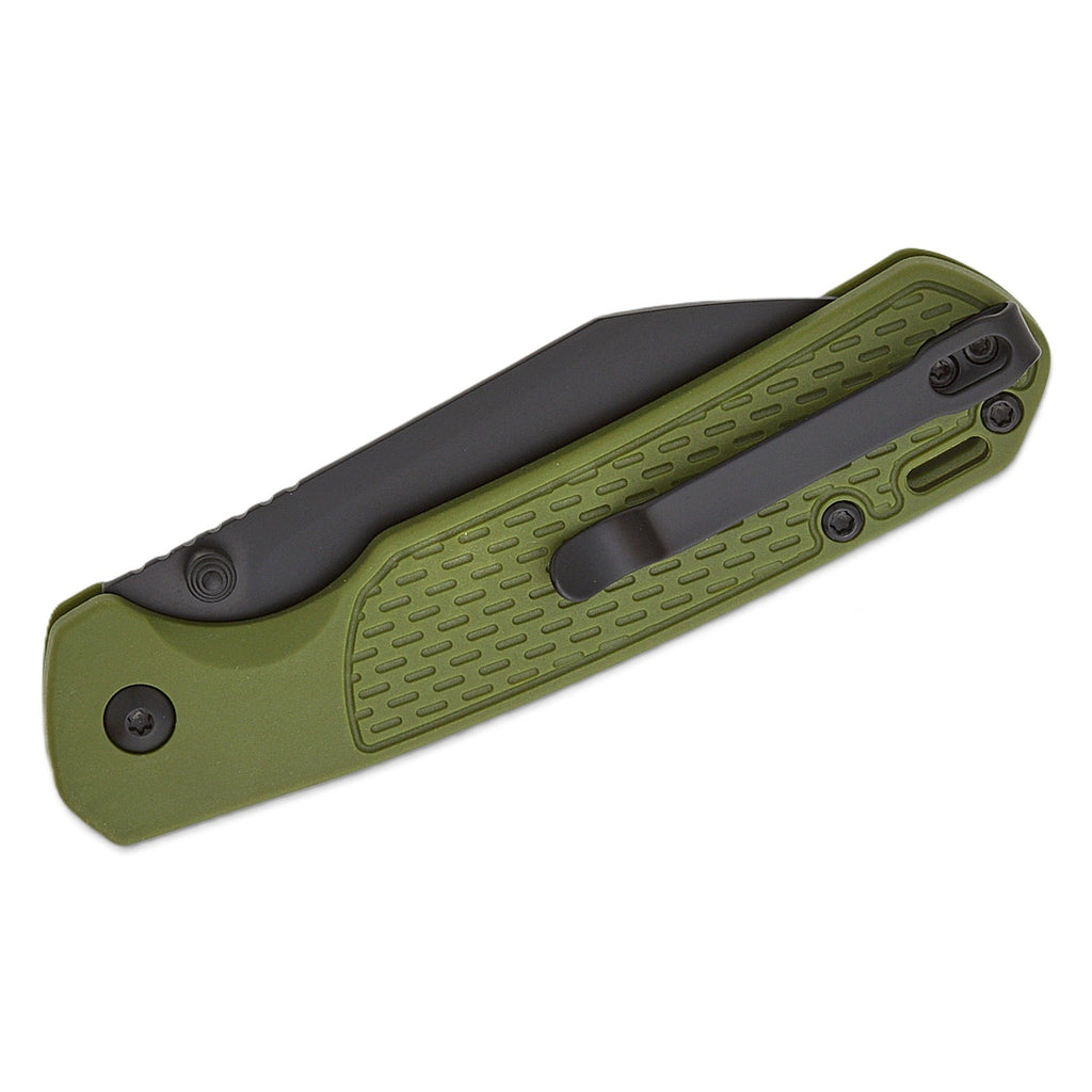 CJRB ~ Pyrite-Light J1945 AR-RPM9 Steel Blade Amber FRN Handle Folding Knives