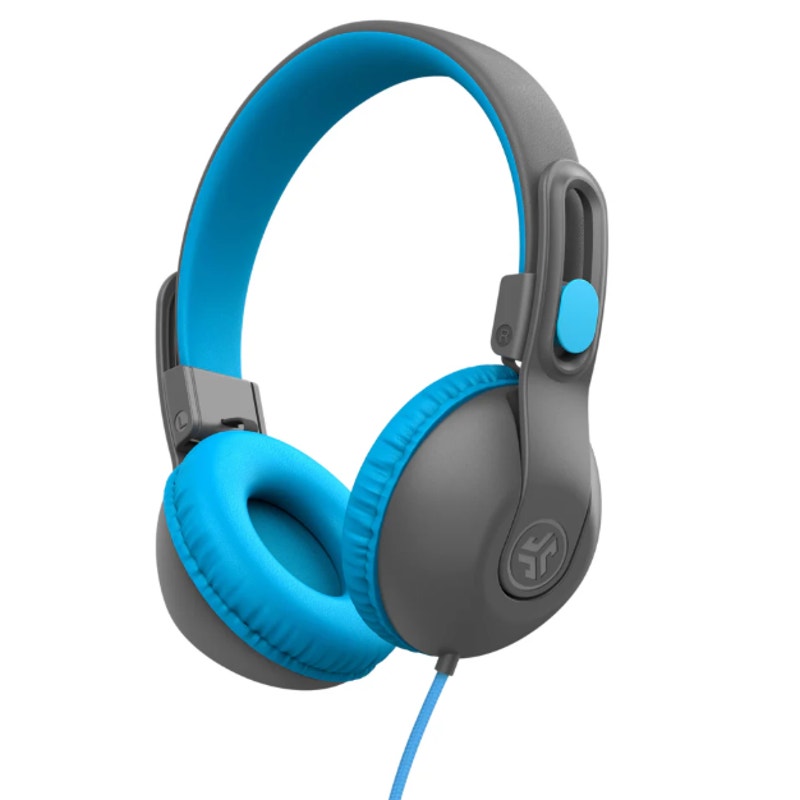 JLab's JBuddies ~ Studio 2 ~ Wired KIDS Headphones ~ Gray/Blue