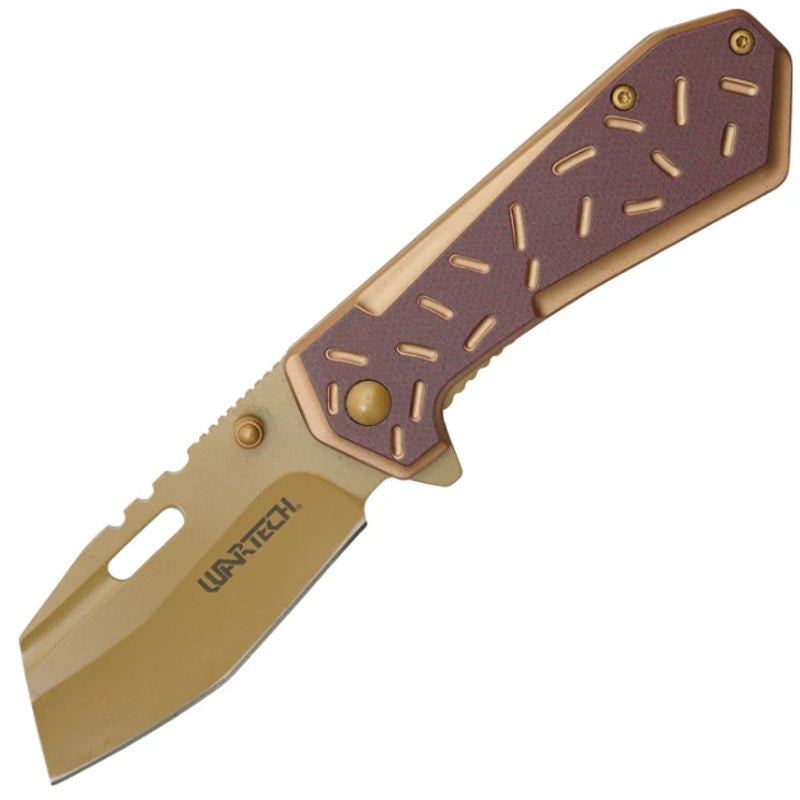 Wartech ~ 6.5” Choclolate Sprinkles | Spring Assisted Pocket Knife ~ PWT466A