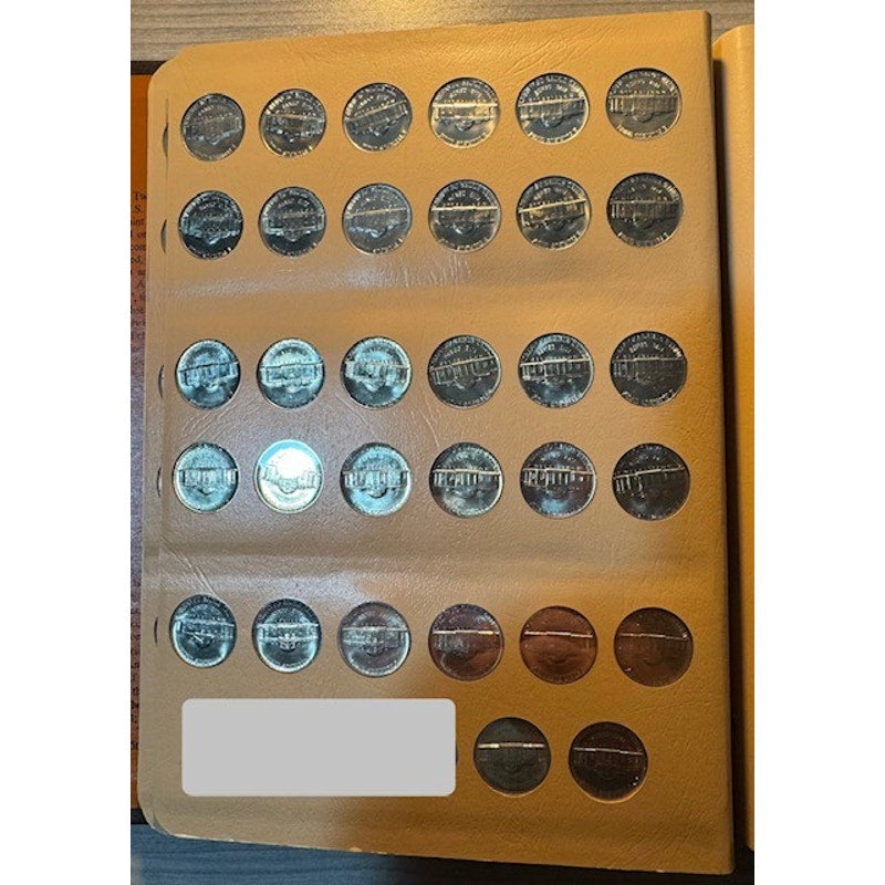 Jefferson Nickels Album (1938-2016) - 85% Complete - 149/175 Nickels in set