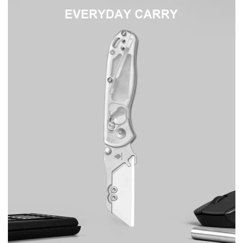 Kizer ~ Dropbear Utility | Uti BEAR 1 | SK5 & 50Cr15MoV | Acrylic | V3619JA5