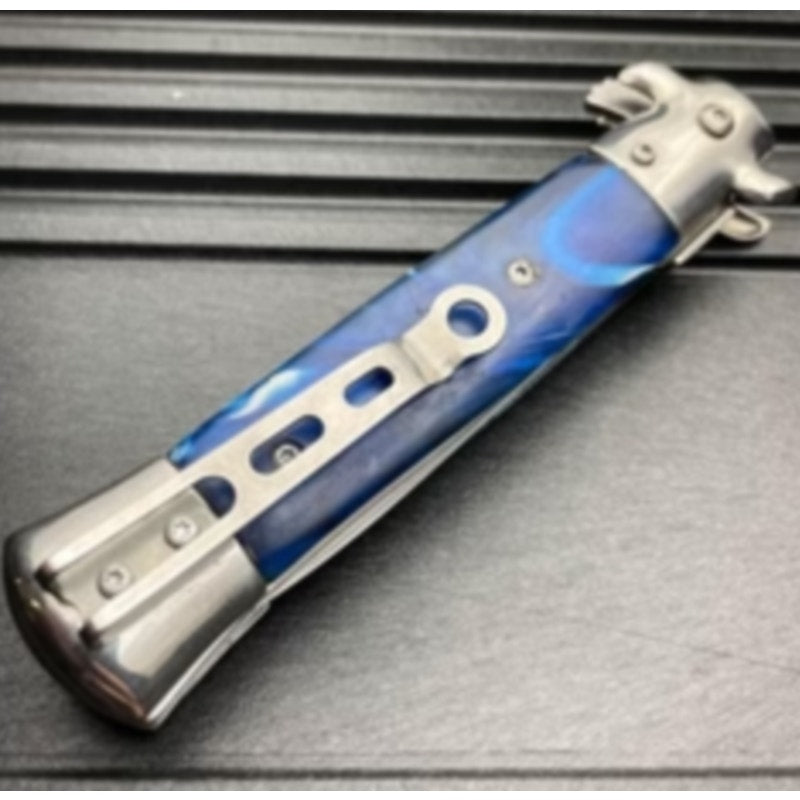 Falcon Knives 9" Milano Stiletto -Bonus FREE Flashlight