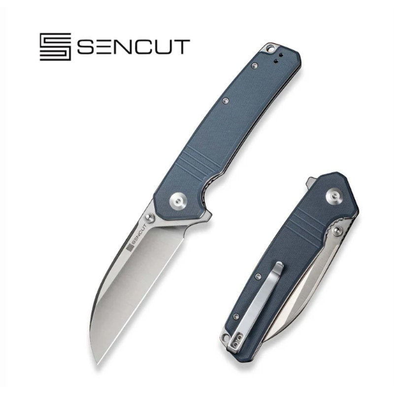 SENCUT ~ Awassi ~ Flipper Knife ~ G10 Handle ~ 3.46" 9Cr18MoV Blade ~ S24065-2